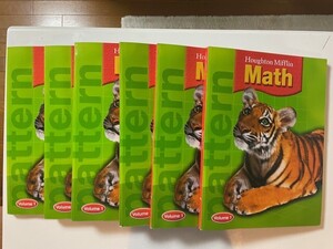 Houghton Mifflin Mathematics volume 1 (6 book) FREE SHIPPING