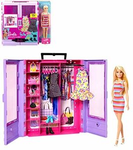 バービー(Barbie) バービーとパープルのクローゼット コーディネートいろいろドール＆ファッションセット 着せ替