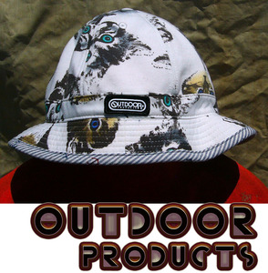 即決■OUTDOOR PRODUCTS■おもてなしアニマルcap■古着