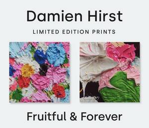 新品 2020 DAMIEN HIRST ダミアンハースト FRUITFUL (S) / FOREVER (S) SET OF 2