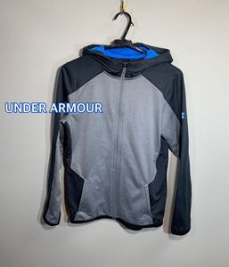 ■UNDER ARMOUR アンダーアーマー■ボーイズCOLDECAR REACTOR cold gearブルジップパーカー:YXL☆TS-251