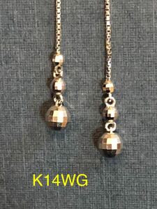 K14WG ミラーボール　アメリカンピアス