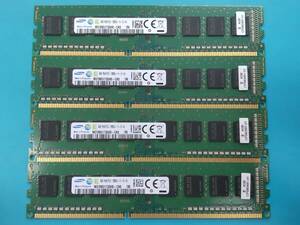 動作確認 SAMSUNG製 PC3-12800U 1Rx8 4GB×4枚組=16GB 13500010521