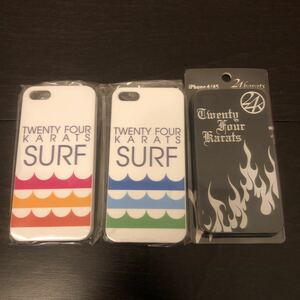 新品 未開封 24karats SURF iPhoneケース 3個セット