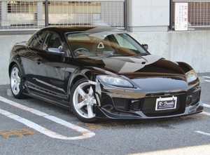 即決！RX-8 タイプS 6速MT 1オーナー車 FUJITSUBOマフラー HKS車高調 C-WESTエアロ バックカメラ ETC