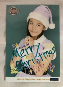 モーニング娘。小田さくら FC限定 コメント入り生写真 Hello! Project FCイベント2013 ~Hello! Xmas Days~ 限定