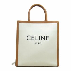 セリーヌ バーティカルカバラージ トートバッグ ブランドオフ CELINE レザー トートバッグ キャンバス/レザー