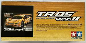 TAMIYA タミヤ 1/10 電動RC 4WDレーシングカー COROLLA Axio apr GT(TA05 Ver.Ⅱシャーシ)フルベア仕様 未組立品 2009年 当時物 日本製