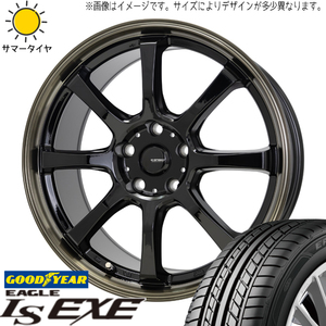 225/40R18 サマータイヤホイールセット プリウス etc (GOODYEAR EAGLE LS EXE & GSPEED P08 5穴 114.3)