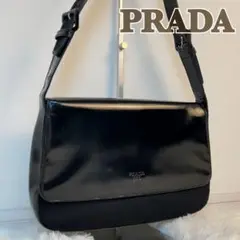 PRADA プラダ ショルダーバッグ ワンショルダー パテントレザー エナメル