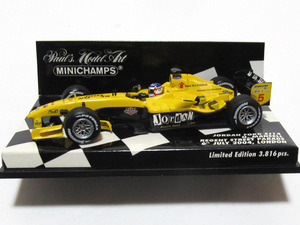 A★PMA・ミニチャンプス 1/43★ ジョーダン EJ14 ナイジェル・マンセル #5 ／ Jordan Ford EJ14 Regent Street Parade 2004 ★ レッド5