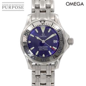 オメガ OMEGA シーマスター プロフェッショナル 2283 80 レディース 腕時計 デイト ネイビー クォーツ ウォッチ Seamaster 90259657