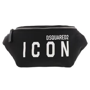 DSQUARED2 ディースクエアード バッグ ハンドバッグ S82BB0033 Black Nylon ICON ナイロン ボディバッグ