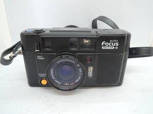 △現状品 YASHICA ヤシカ コンパクトフィルムカメラ AUTO FOCUS MOTOR-D 動作未確認 レンジファインダー ブラック/管理1230A12-01260001