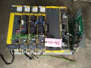 【中古】レーザー用FANUC 基盤セット　A02B-0281-B803,A06B-6110-H001,A06B-6114-H209,A06B-6114-H304,A06B-6114-H103