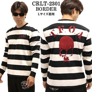 クローズ WORST 【定価8900円＋税】 ロンTEE CRLT-2301 BORDER サイズ M