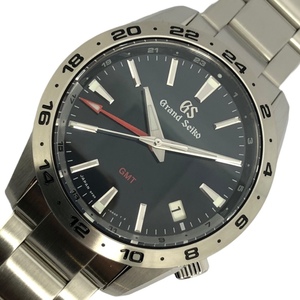 セイコー SEIKO Grand Seiko ヘリテージコレクション 9Fクォーツ GMT SBGN029 ブルー SS 腕時計 メンズ 中古