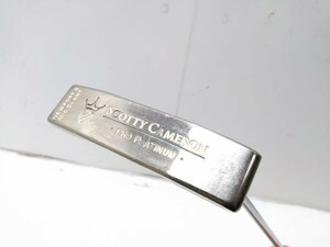 □SCOTTY CAMERON スコッティキャメロン ニューポート2 MID SLANT PRO PLATINUM パター ヘッドカバー付き 34インチ A-4-2-13@140□