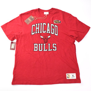 訳未使用 Mitchell&Ness ミッチェル&ネス NBA LEGENDARY SLUB SS TEE VINTAGE LOGO BULLS シカゴ ブルズ Tシャツ XL