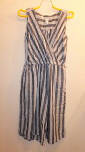 ★GAP★Ladies Dress size S ギャップレディース ノンスリーブ　ワンピース　サイズS　USED IN JAPAN ストライプ　しましま