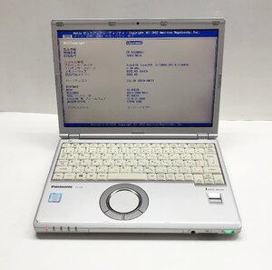 NT: Panasonic CF-SZ6RDVVS　Corei5-7300U 2.60GHz/メモリ：８GB/SSD:256GB/無線ノートパソコン　ジャンク