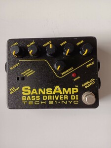 サンズアンプ SANSAMP BASS DRIVER DI プリアンプ 初期型 ベースドライバー　完動品