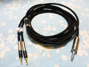 audio-technica ATH R70X ロック機構付 MOGAMI 2534 4.4mm5極 200cm 長め 4.4mm5極 長め BSP-M3MBL-25MN4 FT-7445 (R) FURUTECH ロジウム