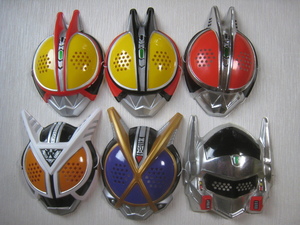 お面　仮面ライダー555　ファイズ　6個セット　おめん　2003年　2004年　平成仮面ライダーシリーズ　特撮テレビドラマ