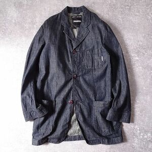 NEIGHBORHOOD ネイバーフッド DCNH-JK-02 デニム テーラード ジャケット ワーク カバーオール 日本製 メンズ (M) インディゴ ●r-018