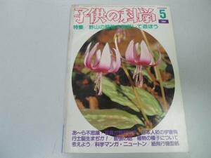 ●子供の科学●198405●野山植物宇宙飛行士誕生紙飛行機型紙●即