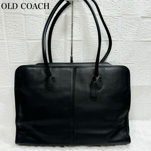 美品！COACH オールドコーチ　ビジネスバッグ　ブリーフケース　トートバッグ　ショルダーバッグ　USA製 7307 自立　ブラック