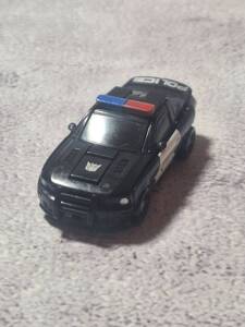 Transformers Decepticon Barricade Legends Police Car Toy Black & White Collectib 海外 即決