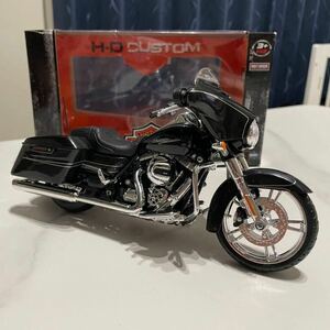 1/12 完成品バイク Maisto マイスト ハーレーダビッドソン カスタム HD CUSTOM 2015 STREET GLIDE SPECIAL ストリートグライド アオシマ