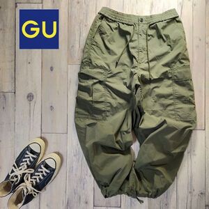 ☆GU ジーユー☆ミリタリー ワイド カーゴパンツ Size（M) S2024