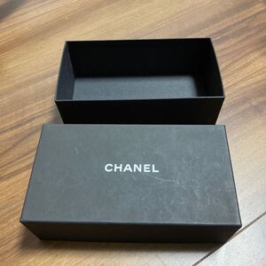 新品未使用　即決☆CHANEL シャネル マット ブラック 空箱 BOX 箱 ボックス 18.5×10×6.5cm