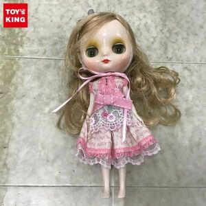 1円〜 ジャンク 箱無 Blythe ブライス ミディブライス 金髪 ウェーブ ロングヘア オリーブアイ