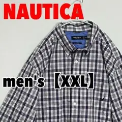 M827 【NAUTICA】長袖シャツ【XXL】