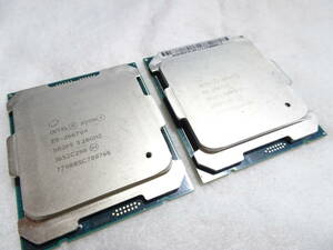 インテル Intel Broadwell E5-2667 V4 プロセッサー 3.20GHz SR2P5 LGA2011 2個セット 動作検証済 1週間保証