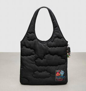 2024aw　　コーチトピアCoachtopia Loop Flat Tote With Cloud Quilting　CO668　　LAから本物をお届け!!