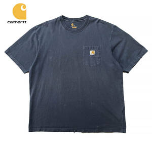 USA 古着 CARHARTT カーハート コットン オリジナルフィット Tシャツ ポケT ポケット付き メンズXL BA3268