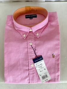 【H0183】RALPHLAUREN ラルフローレン　半袖　ピンク　サイズ160 未使用品