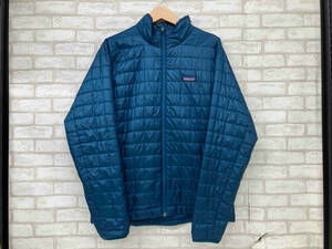 Patagonia 84212 パタゴニア ナノパフジャケット 中綿ジャケット ブルーグリーン メンズ M アウトドア 状態考慮