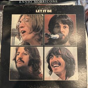 LET IT BE ビートルズ　アップルレコード発売品　1970年作品 送料無料　レットイットビー　ジョン　ポール　りんご　ハリス　仲良し