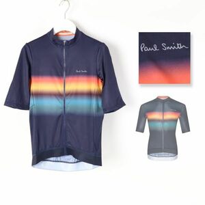 328c 新品 ポールスミス サイクリングジャージ 自転車 サイクル シャツ Paul Smith ウエア L