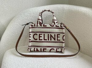 ★新入荷★セリーヌ CELINE スモールカバ タイス ハンドバッグ ショルダーバッグ キャンバス/レザー 袋付