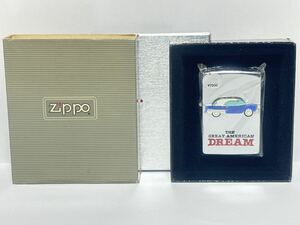 (115) ZIPPO ジッポ ジッポー オイルライター THE GREAT AMERICAN DREAM ケース付き シルバー系 喫煙グッズ