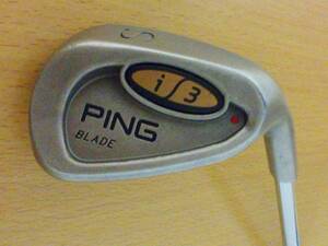 PING i3 BLADE ブレード SW サンドウェッジ オリジナルスチール CUSHIN JZ S 赤 レッド