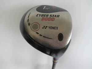 ★YONEX ヨネックス CYBER STAR 3000 ドライバー 1w 11° 純正カーボンシャフト 11° F175★レア★激安★中古★　★