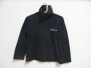 (45104)COMME CA ISM　コムサイズム　キッズ　タートルネック　Tシャツ　長袖　カットソー　ネイビー　110　USED