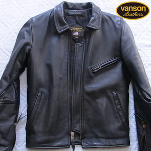 Vanson ENFIELD バンソン ENF シングルライダース MADE IN USA 34サイズ